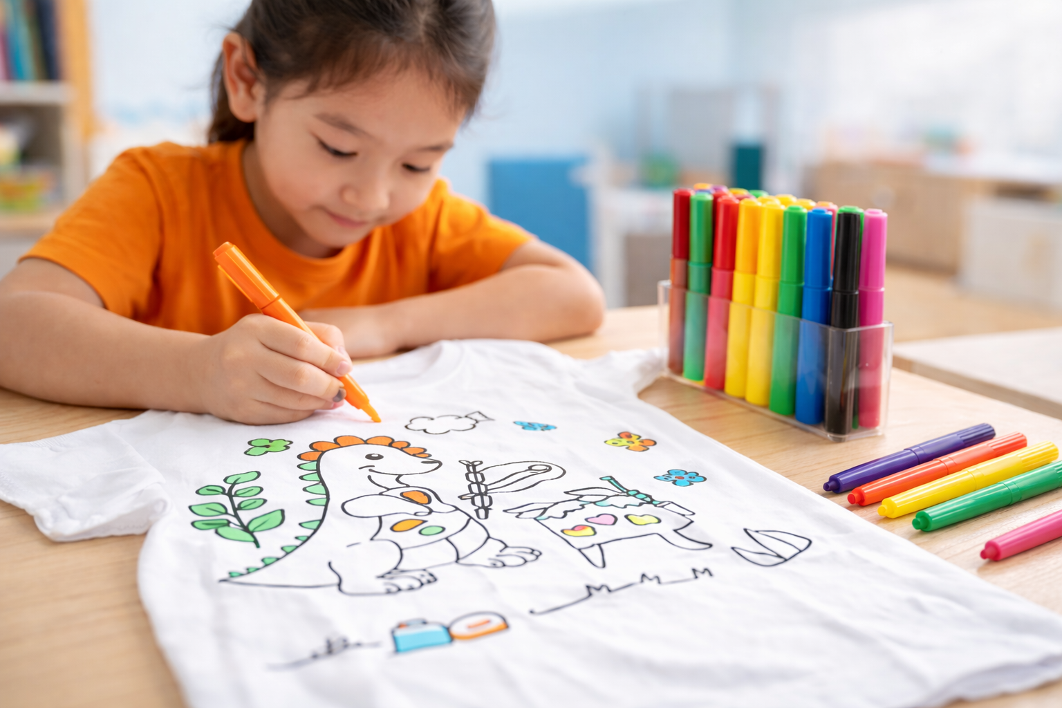 Omalovánková trička